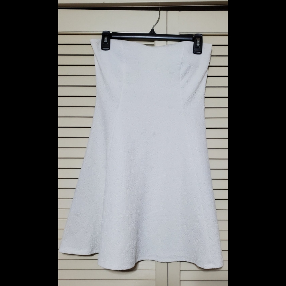 White Strapless Dress